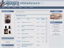 Tablet Screenshot of minicreateurs.com